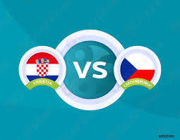 Nach dem 1:1 gegen tschechien um torjäger patrik schick hilft nur immer wieder warf luka modric die arme hoch und blickte ratlos in die runde. Kroatien Gegen Die Tschechische Republik Spiel Fussball 2020 Meisterschaftsspiel Stock Vektorgrafi Crushpixel