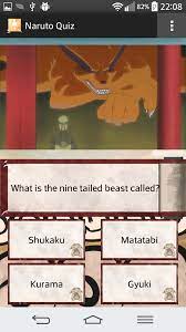 Jul 09, 2018 · solving naruto trivia questions and answers quiz for free! Naruto Questions