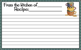 Printable Recipe Cards Recipe Cards Printable Free Recipe Cards Template Printable Recipe Cards