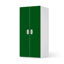 Mobelfolie Ikea Stuva Fritids Schrank 2 Grosse Turen Design Grun Dark In 2020 Ikea Grosse Turen Schrank