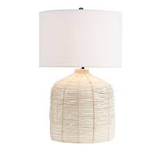Cambria Rattan Table Lamp In 2020 Table Lamps For Bedroom Lamp Rattan Table