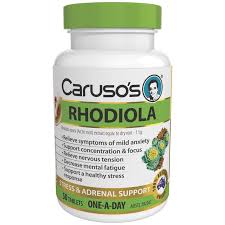 Buy Carusos Natural Health Rhodiola 50 Tablets Online At Chemist Warehouse