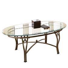 Ergode glass oval living room metal coffee table. Steve Silver Madrid Oval Glass Top Coffee Table In Weathered Pewter Walmart Com Walmart Com