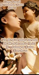 St. Anthony of Padua the wonder-worker feast day