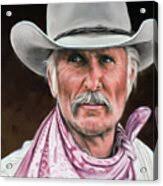 Gus McCrae Texas Ranger Canvas Print