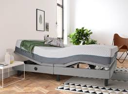 Electric massage adjustable bed frame with wireless remote, zero gravity bed base compatible with double massage point & heavy duty steel frame, separate head and foot incline bed (split king) (set of 2) by alwyn home. Sleepmotion 800i Adjustable Platform Bed Frame Adjustable Beds Beds Dreams