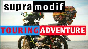 Modifikasi supra x kumpulan modifikasi supra x 100cc. Modifikasi Motor Supra 100 Touring Modifikasi Motor Terbaru 2021