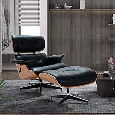 Amazon Com Mid Century Lounge Chair And Ottoman Modern Chair Classic Design Top Grain Leather Pali In 2020 Mid Century Lounge Chairs Mid Century Lounge Lounge Chair