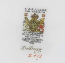 Paragon DU BARRY Bone China 5pc Place Setting Multiple Sets Available