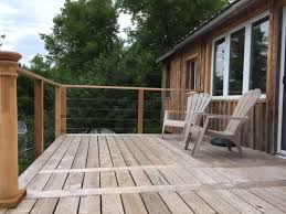 A handrail must be between 865mm and 1070mm (34 and 42 inches) above the nosing. Cable Railing Ontario Canada Rope And Cable Canada