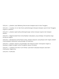 Memahami waqi' kehidupan dan pendidikan islam. Contoh Soalan Kertas 3 Sejarah Bab 3