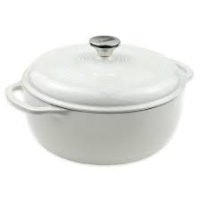 Keep reading for our full product review. Lodge Ec6d13 6 Qt Cast Iron Dutch Oven Enamel Oyster White