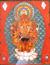 Drishti Ganesha Kerala Mural Painting Mural Painting Ganesha Art 2003 автор unlike oils or acrylic paints, watercolors are never fully controllable, and the artist must allow for. drishti ganesha kerala mural painting