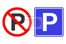 Maybe that no parking sign is required by law. No Parking Sign In Crossed Out Red Circle European Parking Area Fototapete Fototapeten Unterlassen Sie Automobil European Myloview De