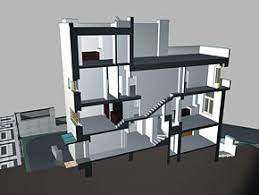 Control of the salon by the interior window in the boundoir. Villa Muller Data Photos Plans Wikiarquitectura