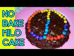 No Bake Milo Cake Easy Recipe With 3 Ingredients Youtube Milo Cake Cake Easy Cake Recipes