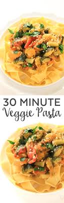 Easy Vegetarian Pasta Recipe 30 Minute Meals Healthy Vegetable Pasta Recipe Vegetarian Pasta Recipes Vegetarian Recipes Easy Vegetarian Pasta Recipes Easy