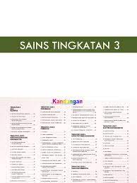 Buku teks digital sains kssm tingkatan 4 (dalam bahasa inggeris) (dlp science form 4) Sains Peta Minda Tingkatan 3 Pdf