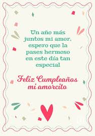 Feliz Cumpleanos Mi Amor Imagenes Y Frases Imagenes Para Whatsapp Happy Birthday Messages Birthday Wishes Messages Happy Birthday Wallpaper