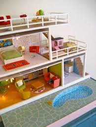 Doll House Eclectic Kids By Beach Vintage Maison Barbie Maison De Poupee Barbie Maison Petshop