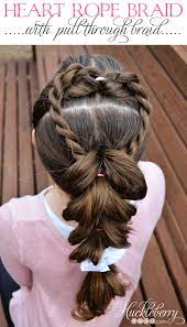 Heart Rope Braid With Pull Through Braid Huckleberry Life Rope Braid Pull Through Braid Black Girl Short Hairstyles