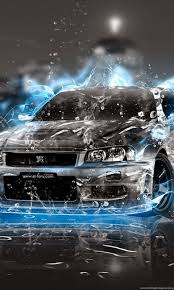 Follow the vibe and change your wallpaper every day! Cool Wallpapers Car With Blue Fire Free 4d Wallpapers Desktop Background