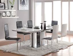 Contemporary Dining Table Sets Coaster 120941 Broderick Contemporary 7 Pcs White Dining Table Set Ruang Makan Kursi Makan Ide Dekorasi Rumah