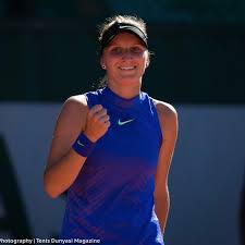 „snažila jsem se být soustředěná a rvala se o každý míč, řekla na tiskovce. Image Of Marketa Vondrousova