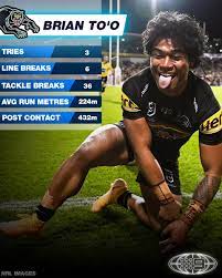 Small acts can mean a lot for small businesses. Nrl On Nine On Twitter N O1 In Run Metres N O1 In Tackle Breaks N O1 In Post Contact Metres N O2 In All Runs N O2 In Line Breaks Brian To O Is Having One Hell