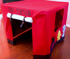 Fire Station Card Table Tent Table Tents Fire Station Play Tent