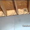 Insulating interior basement walls and ceiling. 3