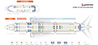 Seat Map Boeing 747 400 Qantas Airways Best Seats In The Plane