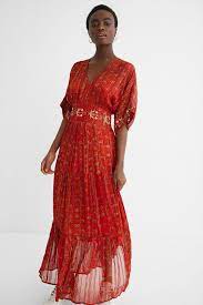 Maybe you would like to learn more about one of these? Langes Kleid Ethno Style Lurex Desigual Com