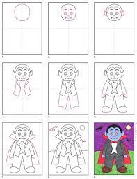 How to draw scary vampires for halloween or any other time of year. How To Draw A Vampire Art Projects For Kids
