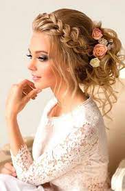 48 Trendy Wedding Hairstyles Front View Updo Braided Hairstyles For Wedding Bridesmaid Hair Updo Wedding Hair Inspiration