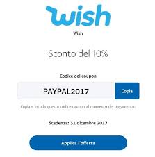 I prodotti elettronici e tecnologici. Wish Codice Coupon 10 Dicembre 2017