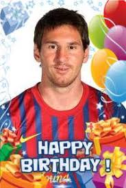 Lionel messi, que este jueves cumplió 34 años, fue sorprendido a la medianoche por sus compañeros de la selección argentina, quienes lo despertaron para cantarle el feliz cumpleaños y agasajarlo con regalos, entre ellos un bidón que supuestamente contiene agua bendita. Feliz Cumple Leo Messi Imagenes Para Compartir En Facebook Todo Imagenes