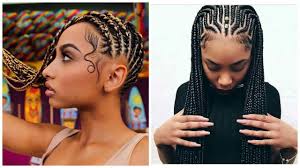 Braided cornrow ponytail + ombre. Amazing Cornrow Hairstyles Compilation 2019 Hair Braiding Styles African Braids Hairstyles Youtube