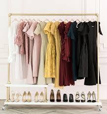 Clothing rack comes with 4 wheels, adjusts in height from 40 to 58, based upon the length of your garments. Pin On Closet