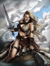 Want to discover art related to warriorgirl? Warrior Lady By Faye L On Deviantart Fantasy Female Warrior Fantasy Warrior Fantasy Girl