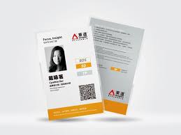 This photo id card template is a designed for any types of corporate and small scale companies. 17 Best Office Id Card Design Ideas Card Design I D Card Employees Card