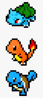 With tenor, maker of gif keyboard, add popular pixel pokemon animated gifs to your conversations. Starter Pokemon Pixel Art Hd Png Download Transparent Png Image Pngitem
