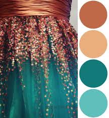 Verwenden Einer Farbpalette Zum Organisieren Des Saisonalen Dekors Dekors Einer Farbpalette Org Copper Colour Palette Teal Color Palette Teal Color Schemes