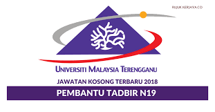 Pelbagai kerja kosong swasta, part time, freelance, full time & internship 2021 terengganu terkini. Jawatan Kosong Terkini Universiti Malaysia Terengganu Umt Pembantu Tadbir Kerja Kosong Kerajaan Swasta