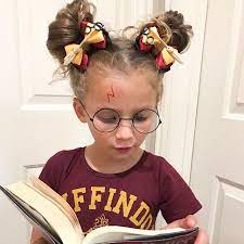 Harry Potter Themed Bow In 2021 Cute Harry Potter Harry Potter Hairstyles Harry Potter Cosplay