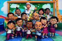 Opah~, izinkan kami pergi terawih di masjid malam ini. Gambar Kartun Animasi Upin Dan Ipin Kartun Gambar Kartun Gambar
