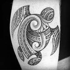 Awesome hawaiian tribal turtle with flowers tattoo. 70 Tribal Turtle Tattoo Designs For Men Manly Ink Ideas