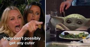 Here you will find 30 animated gifs of baby yoda. 33 Of The Best Baby Yoda Memes Because Obviously He S The Real Star Of The Mandalorian