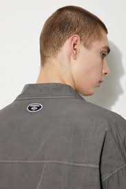 AAPE shirt men's gray color regular AAPSTM8481XXM at PRM US
