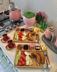 Turkish Breakfast Food Presentation Cafe Food Food Platters